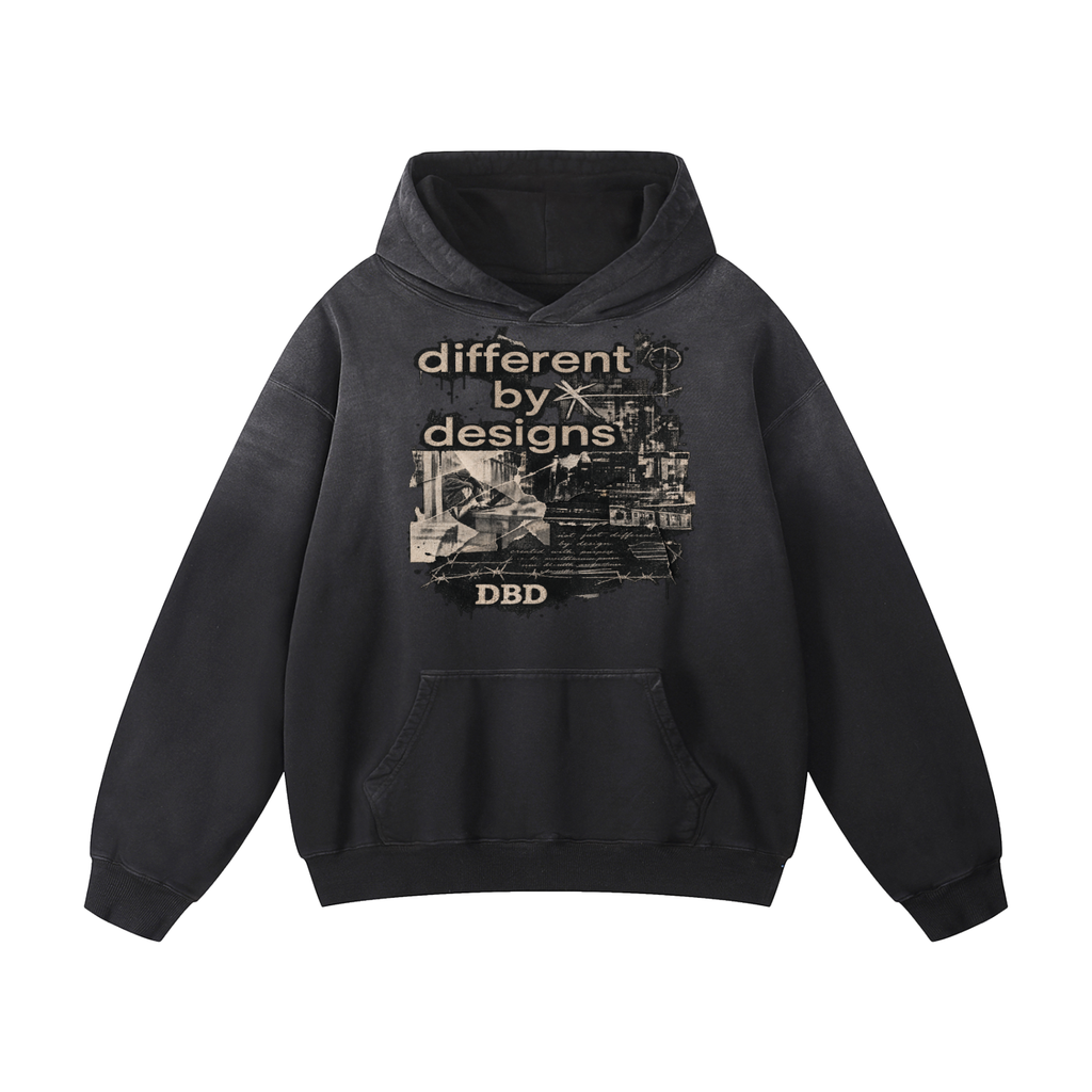 different by design hoodie