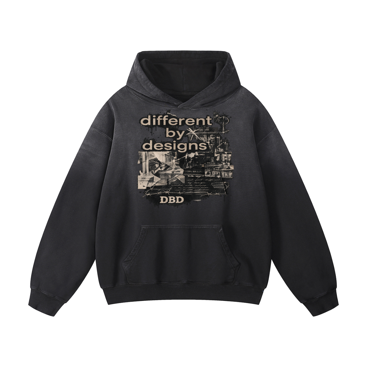 different by design hoodie