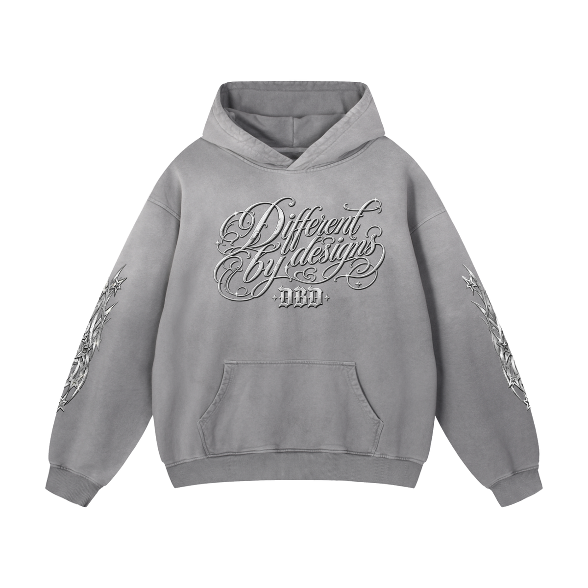 Silver crest hoodie