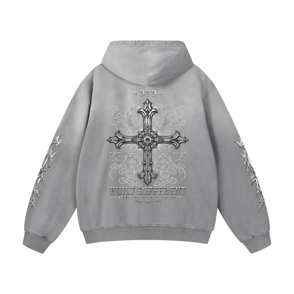 Silver crest hoodie